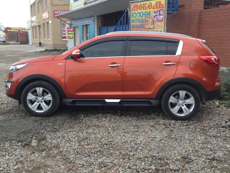 Пороги kia sportage